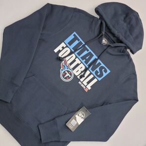 Tennessee Titans NFL Mens '47 Brand Pullover Hoodie Sweatshirt Size S Navy New